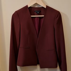 Theory Lindrayia Blazer in Wine